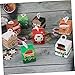 WHAMVOX 24pcs Christmas Candy Boxes Containers for Parties Festivals and Special Occasions Featuring Xmas Tree Gingerbread Man House and Santa Designs for Sweets Treats and Holiday Favors