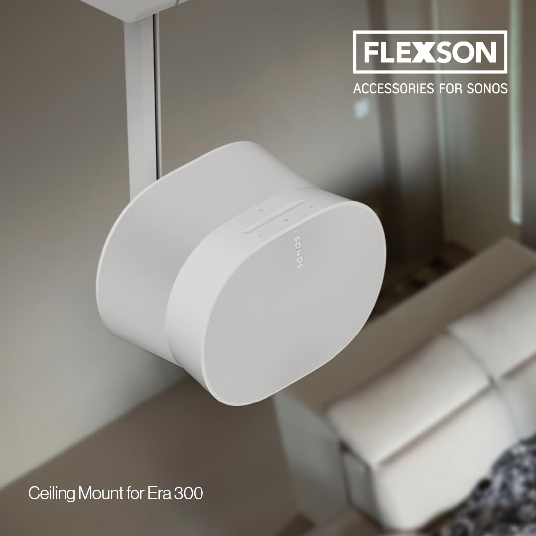 Amazon | Flexson 天井マウント Era 300用 (ホワイト、シングル