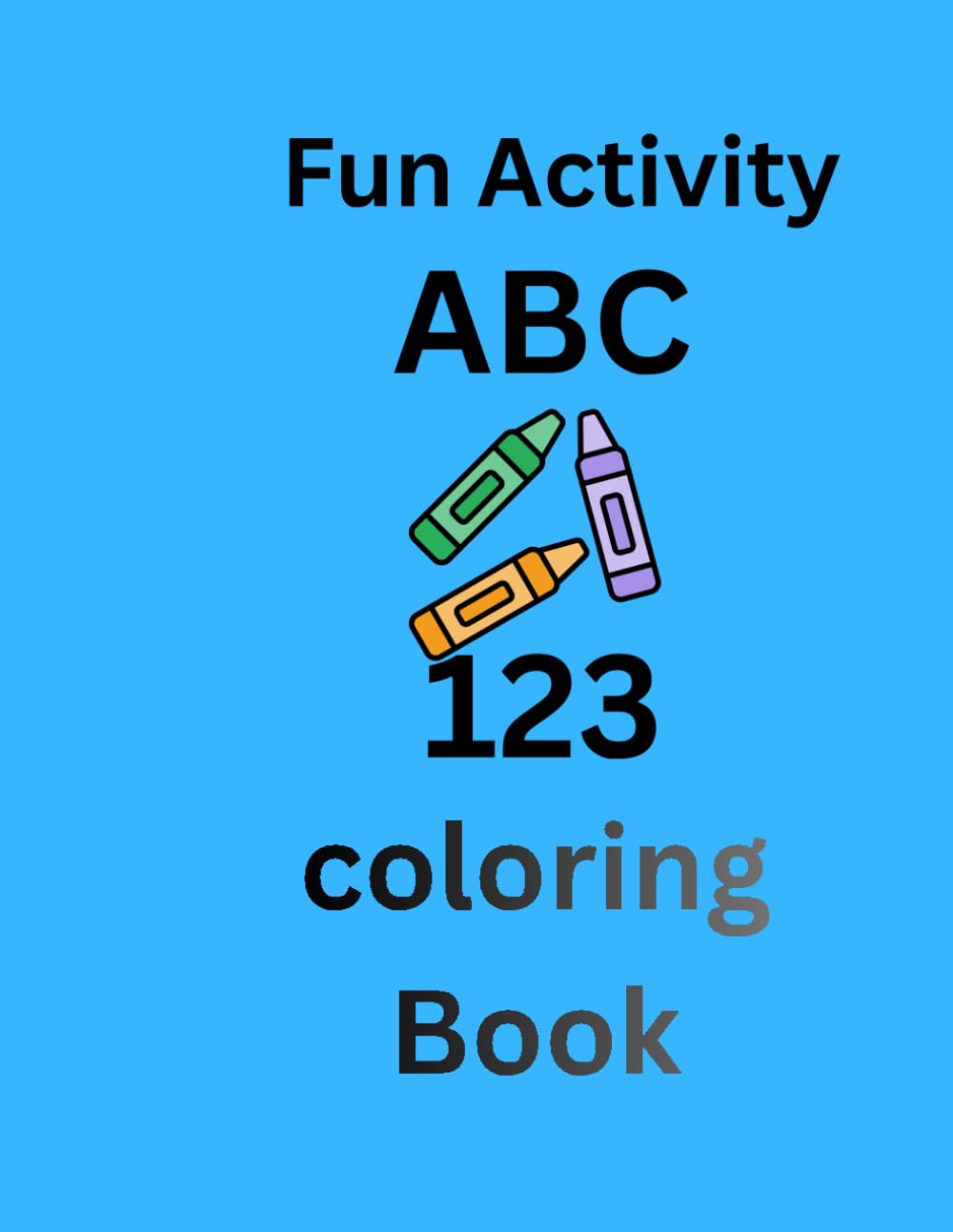 Fun Activity coloring book