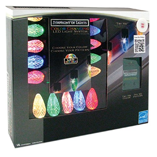 Brite Star 15-luces C9 LED de colores, 14 pies miniatura 2