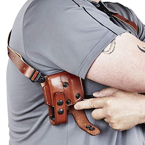 Galco Miami Classic Shoulder System (Tan), Browning Hi-Power, Right Hand #TOP2