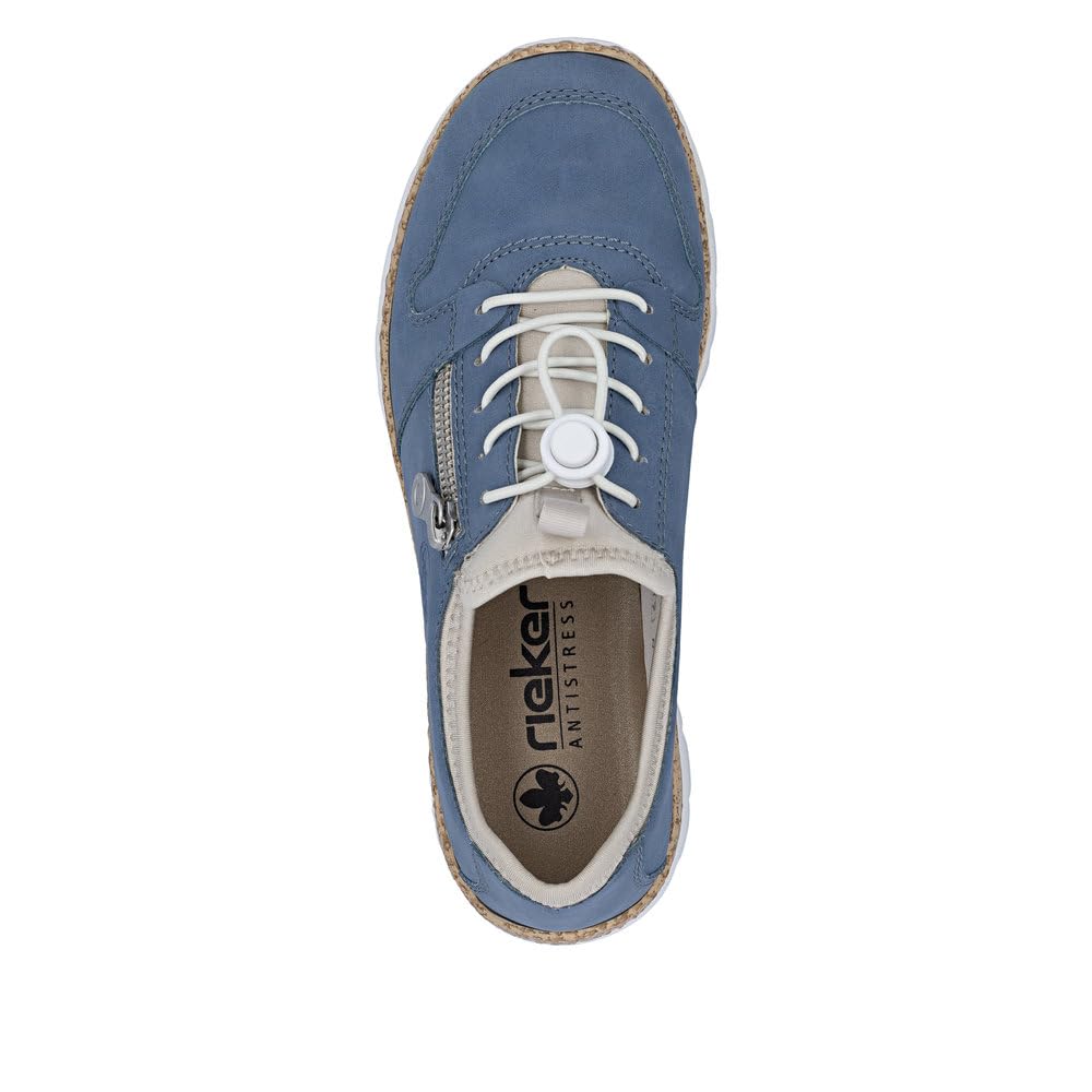 Rieker Damen Slip-On Sneaker N42G0, Frauen Halbschuhe