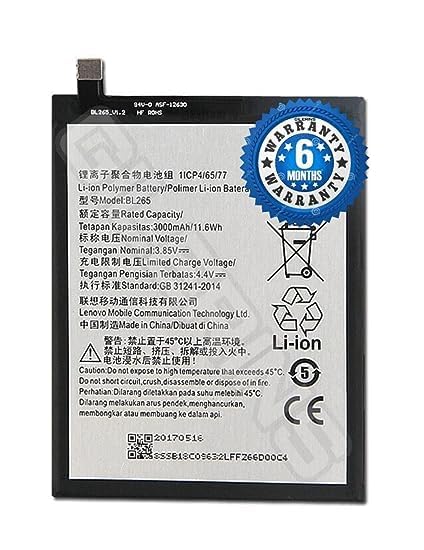 Image of Original BL265 Battery for Motorola M XT1662 /XT1662 / XT1663 Battery with 6 Month Warranty ****(Q190)