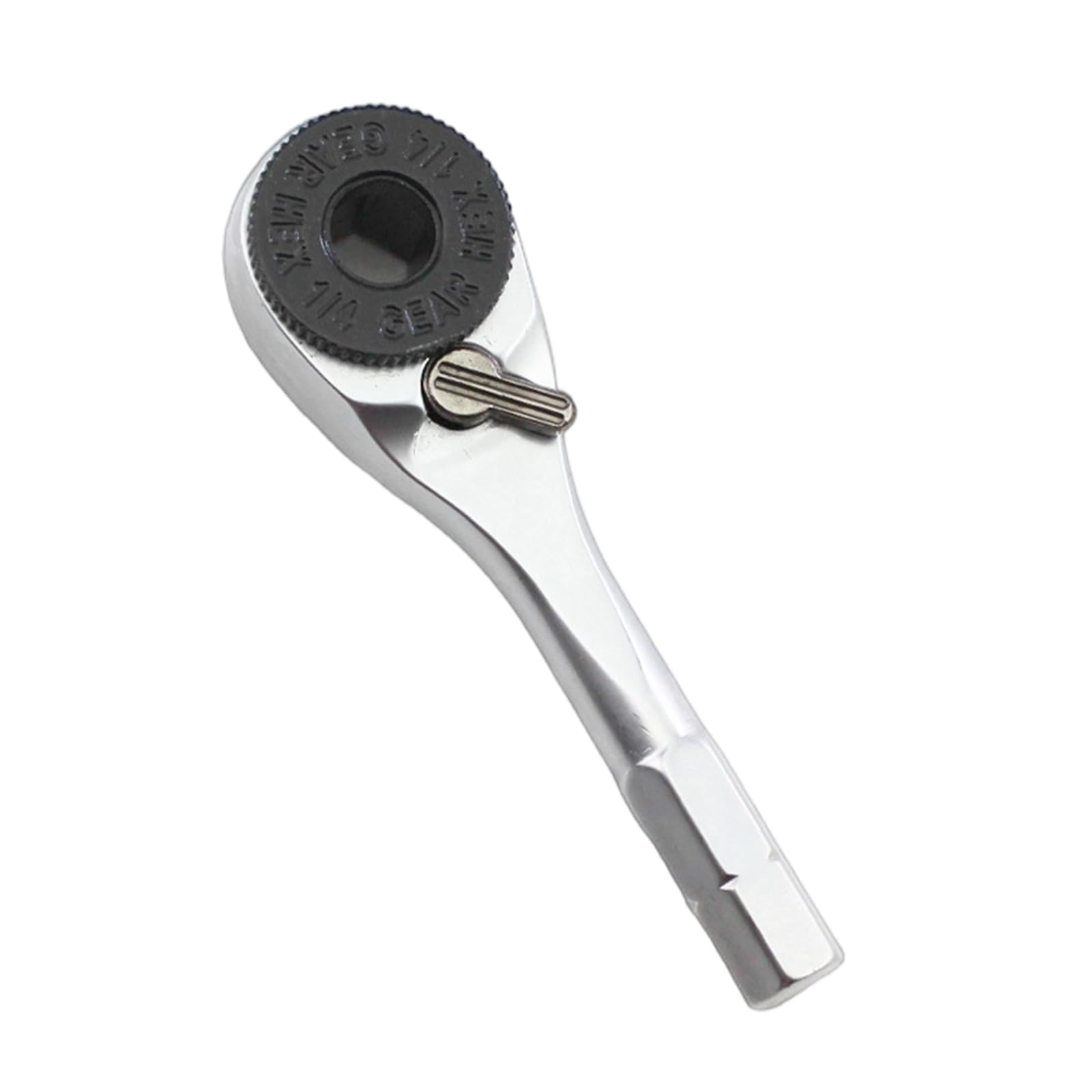 Compact Ratcheting Socket Wrench 1/4 Inch Drive Quick Release Tool for Bike Maintenance Quick Socket