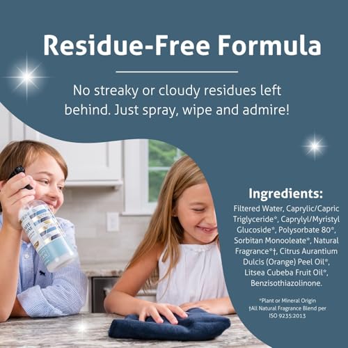 Therapy Granite Cleaner Kit with Microfiber - Daily Countertop Cleaner for Stone, Granite, Marble, Soapstone, Quartz, Quartzite, Slate, Headstone, Limestone, Corian, Laminate, and Tile - Image 4