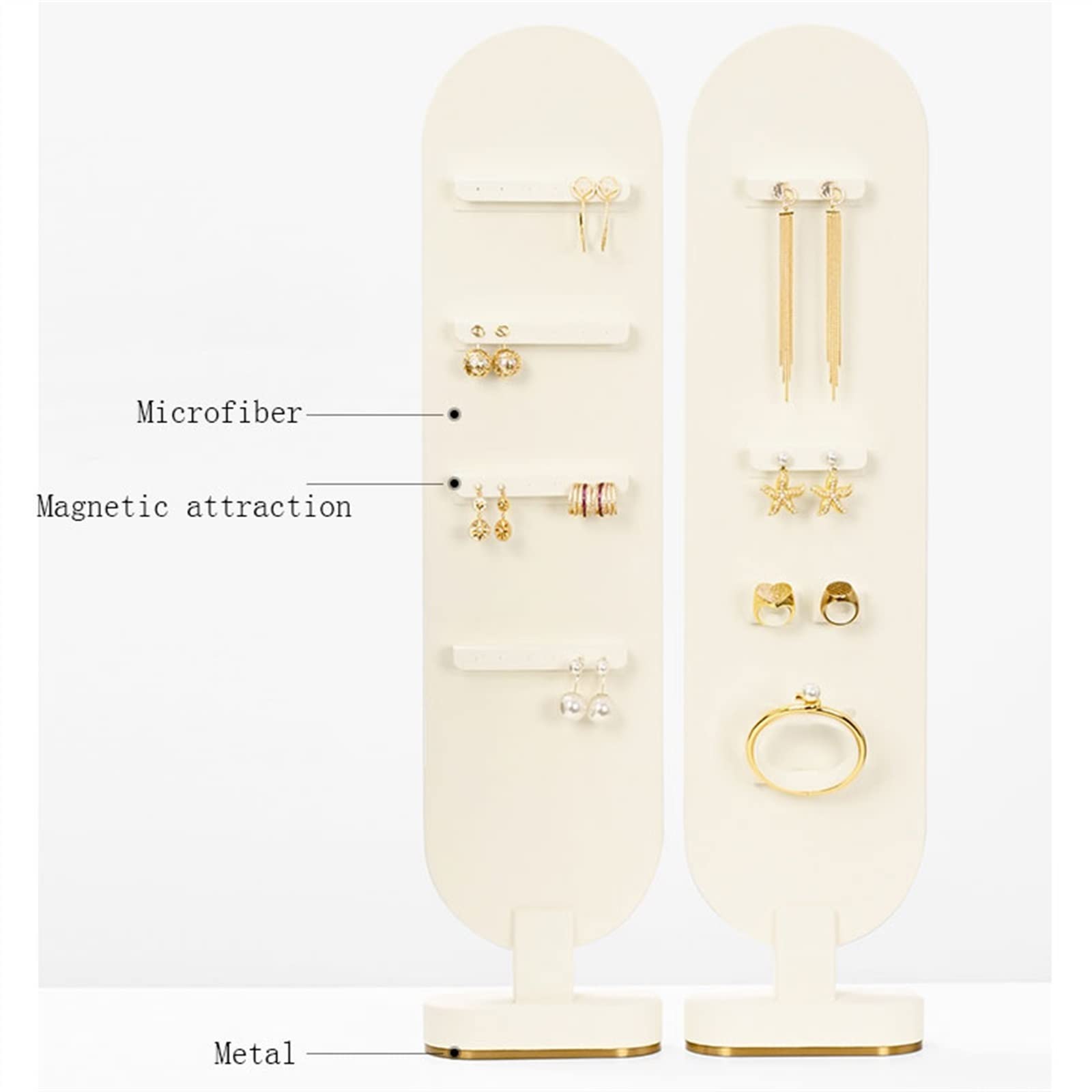 Schmuckständer Schmuck Organizer Ständer Ohrring Halskette Halter Set