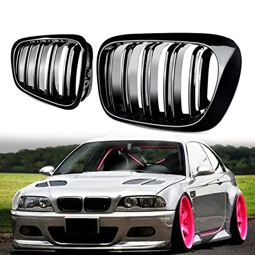 Parrillas delanteras riñón Serie M para capó de BMW Serie 3 E46 de dos puertas