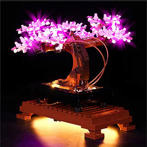 ZHLY LED Licht-Set für Lego Creator Expert Bonsai Baum Beleuchtung Lichtset Kompatibel Mit Lego 10281 Creator Expert… – Bild 3