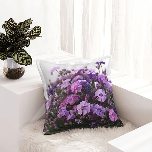 Housses de coussin pour canapé lit extérieur motif lavande rustique