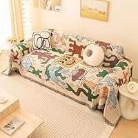 Amazon｜マルチカバー 幾何柄 ソファーカバー ブランケット ベッド