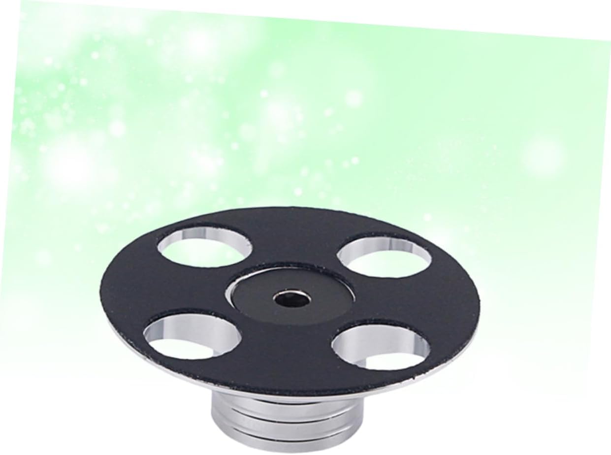 Vinyl Record Weight Clamp Turntable Stabilizer for Vinyl Players Metal Disc Vibration Dampener Black 1L29 Suitable for Home Audio Systems and DJs