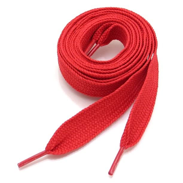 Image of 2 PAIRS Flat Shoe laces 48 Inches Wide Shoelaces for Athletic Running Sneakers Sports Shoes Boot Laces Strings (2 Pairs)