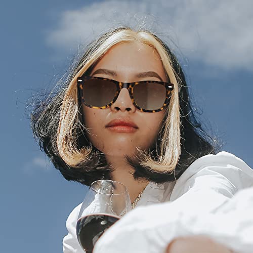 Sunglasses For Women Men Acetate Square Frame Polarized Lens For Summer Vacation2