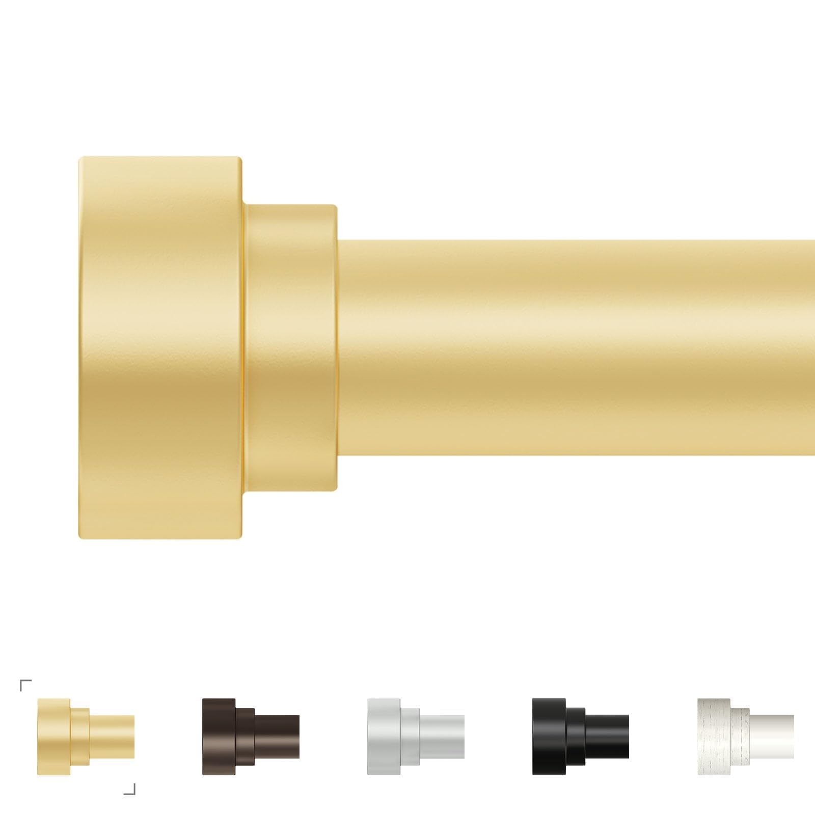 Bastone per tende extra lungo da 300 a 430 cm (3-4,3 m), asta per tende extra lunga regolabile da 2,5 cm, resistente, decorativa per tende da finestra, per camera da letto, aste lunghe per tende da