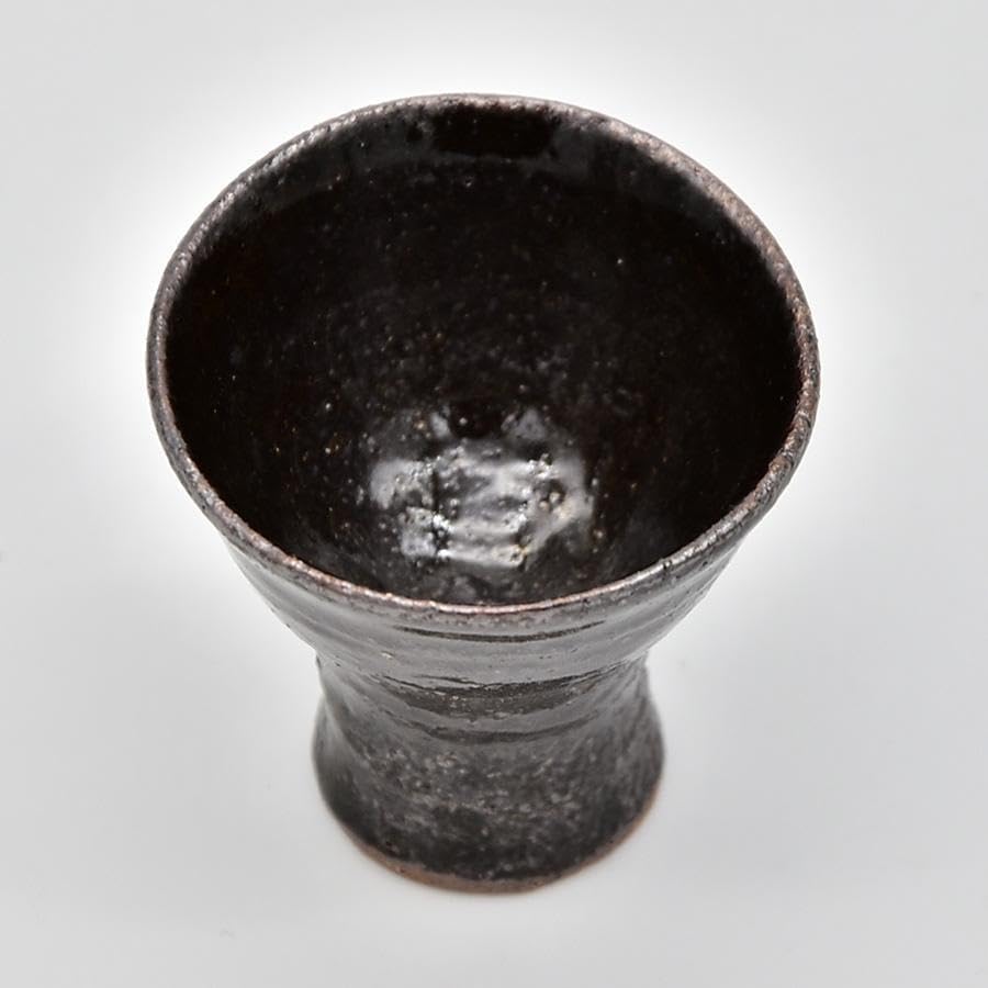 京焼 清閑寺窯 杉田祥平造 染付梅花画 杯5客 盃/ぐい呑/猪口 酒