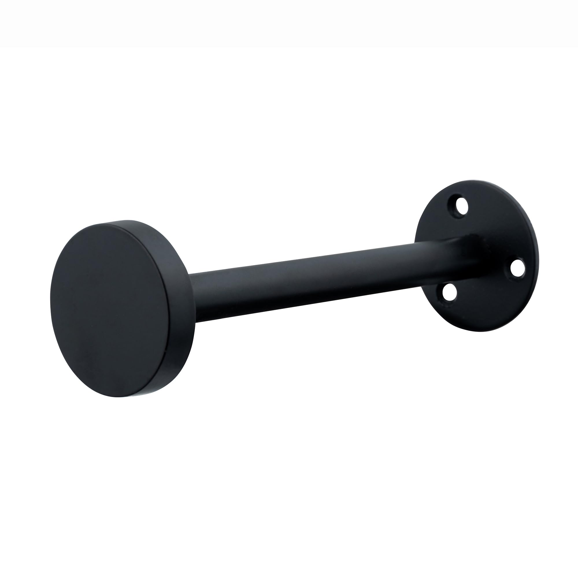 A.Unique Home Pair of Stud End Holdbacks with Fittings, In a Variety of Colours. (Matte Black, Holdbacks)