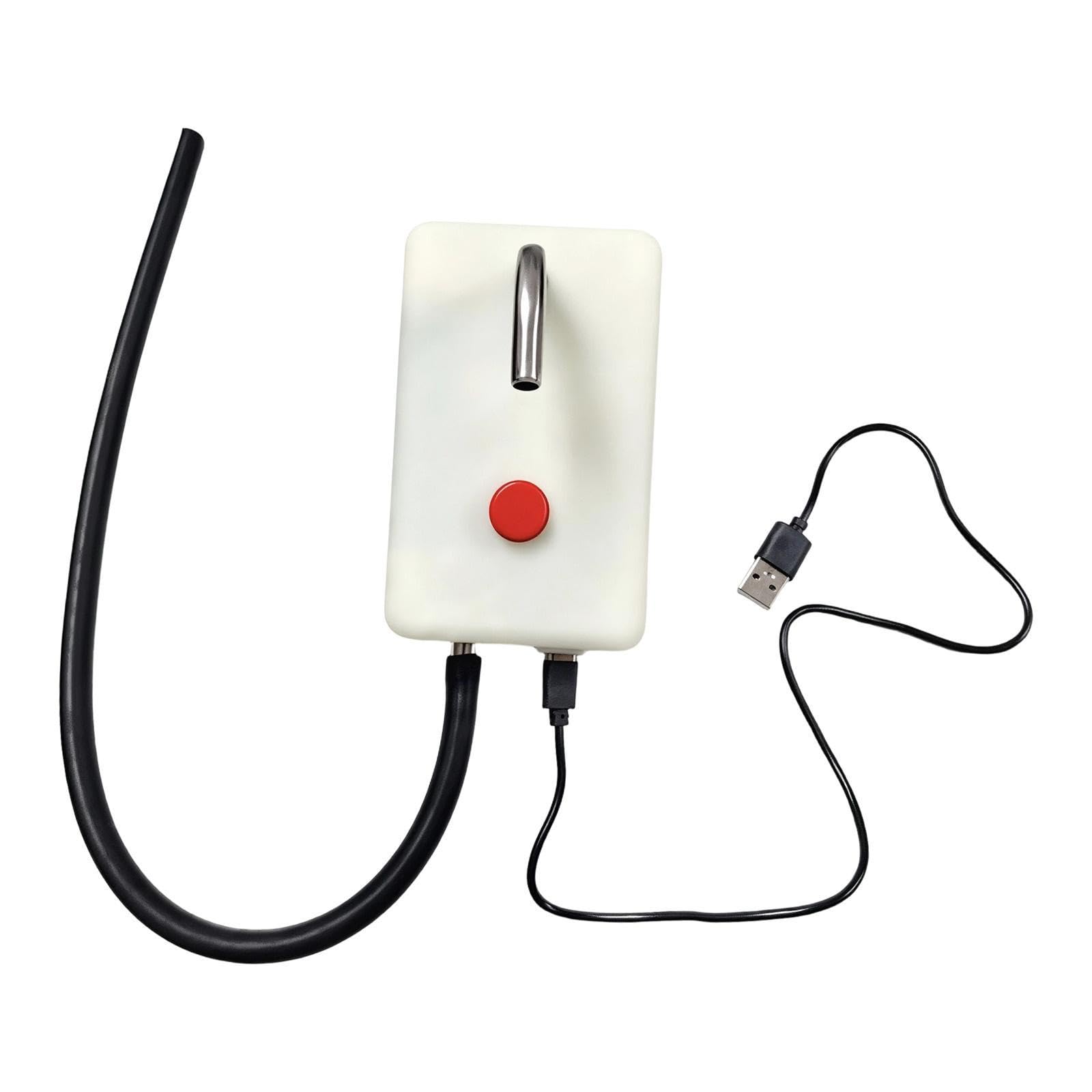 rockible Pompa Elettrica a Sifone USB con Adescamento Automatico, Pompa per Acqua Alimentare con Tubo Flessibile per La Produzione di Birra, Bevande, Grigliate