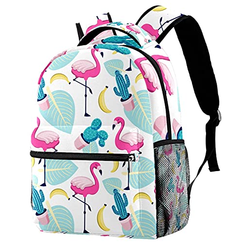 Sac à dos enfants imprimé tropical pour l'école et les sorties de week-end