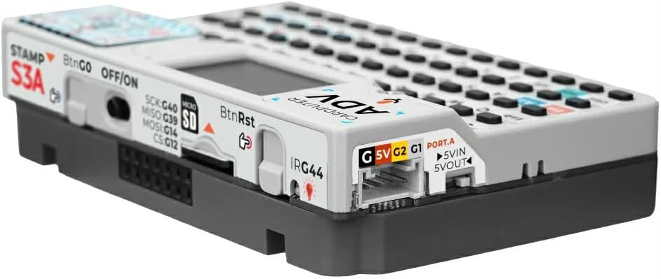 M5Stack Cardputer Adv Programmable Platform, ESP32-S3FN8, 8MB Flash, 1.14 LCD, 56-Key Keyboard, New for 2026!