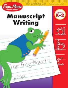 Paperback Evan-Moor Manuscript Writing (Learning Line: Manuscript Writing) Book