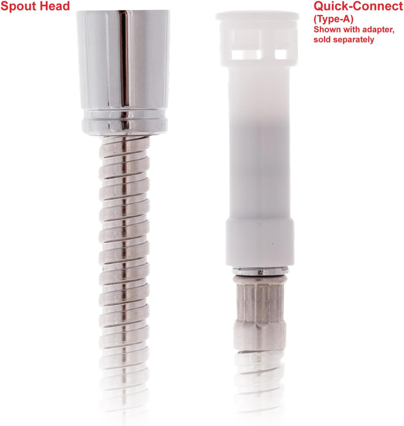 Hose- 6' Stainless Steel (for Ambassador Marine's Pull-Outs with Type-A Quick-Connect)