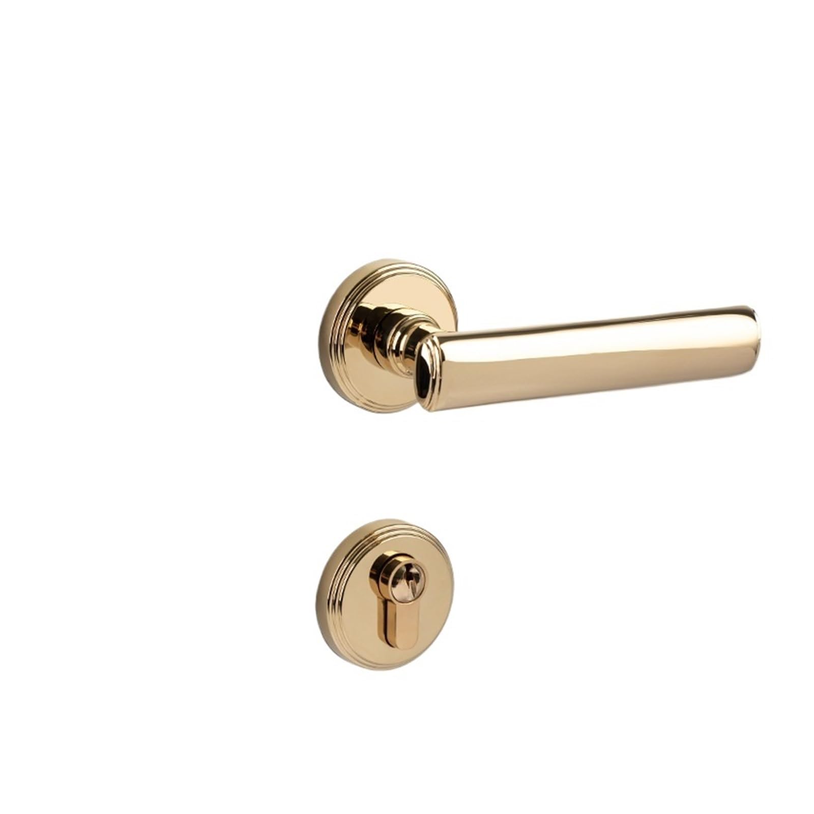 Kfvmvtdw One Color Pure Copper Door Lock For Bedroom Silent