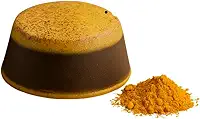 Sabonete Artesanal de Açafrão com Enxofre – Antisséptico, Secativo e Clareador Natural da Pele – 90g
