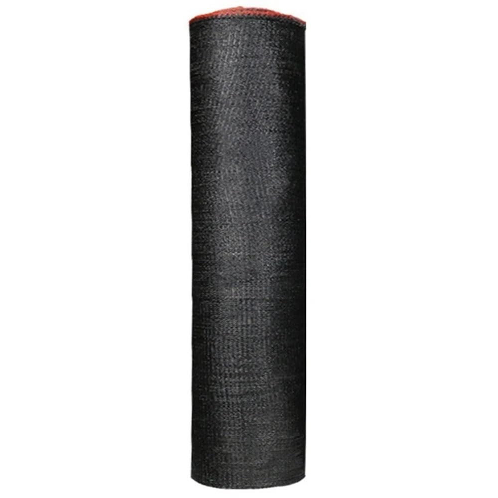 Rollo de malla negra de polietileno de alta densidad para sombra, 35 ~ 80 %, protección contra rayos UV, para granja, jardín, plantas, cobertura, agricultura, invernadero, malla de sombra (4 pines de