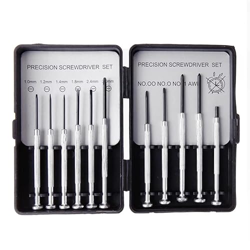 Fixte Fixte® 11Pcs Mini Screwdriver Set, Precision Screwdrivers With Mini Pocket Size Carrying Case, Perfect For Glasses, Watches, Remotes And Computers