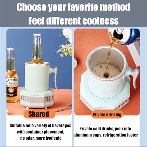 Refroidisseur de boisson rapide portable et mini frigo de bureau 420Ml