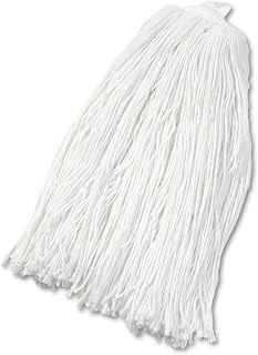 Soro Essentials- 32 oz Rayon Mop Replacement Head- Commercial Cut End Banded Rayon Mop Head for Floor Cleaning Janitorial Home Kitchen Restaurant & Commercial Use
