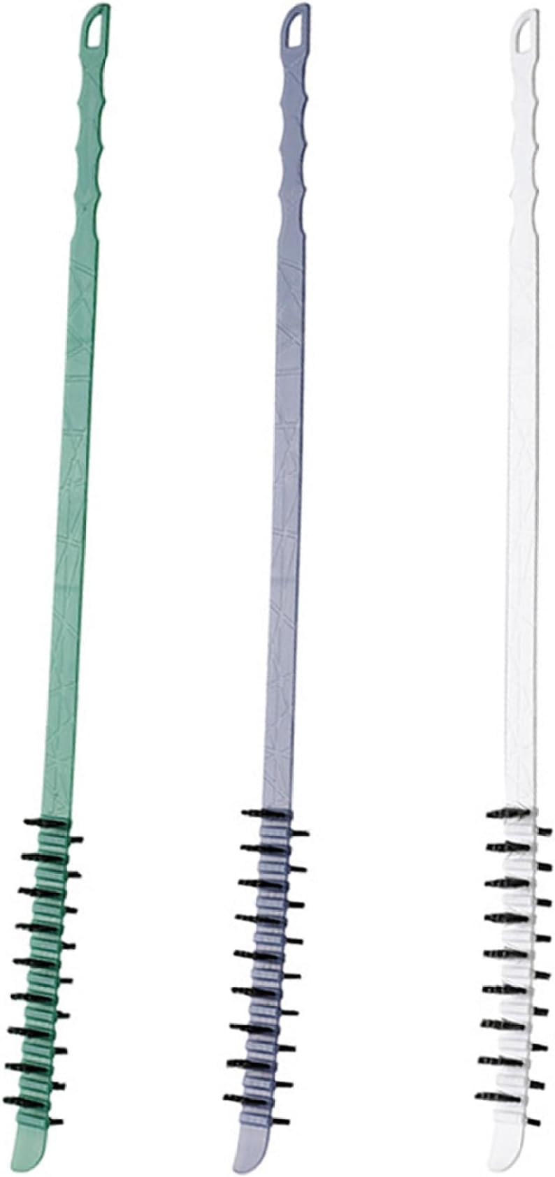 Washing Machine Cleaning Brush 3Pcs Flexible Cleaning Brushes Efficient Dryer Vent Cleaner Kit for Clothes Washer, Drainage Sticks
