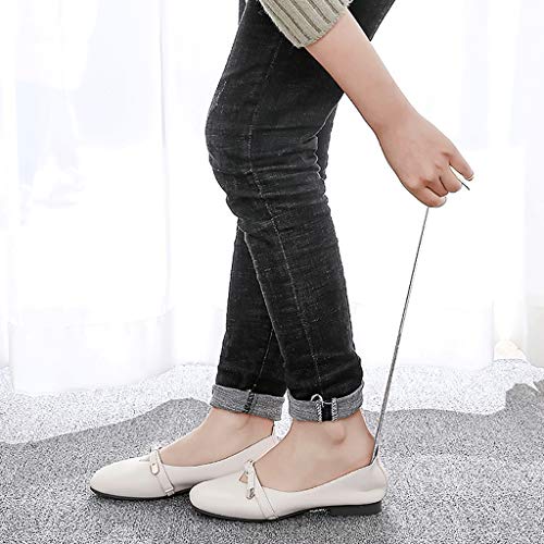 Calzador de zapatos largo de 58cm tipo levantador de calzado 6