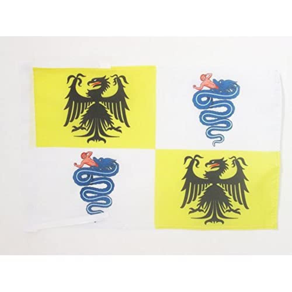 Iran Old Persia Flag 18'' x 12'' cords - Persian SMALL flags 30 x 45cm - Banner 18x12 in - AZ FLAG — view 320