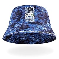 CityComfort Bucket Hat Kids Gamer Sun Hat for Boys and Girls Summer Hat, Children's Sun Hats Sun Protection Breathable Beach Summer Accessories for Kids and Teens (Blue)