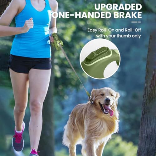 Laisse rétractable anti-traction pour chien 8m résolvant les chocs - 3