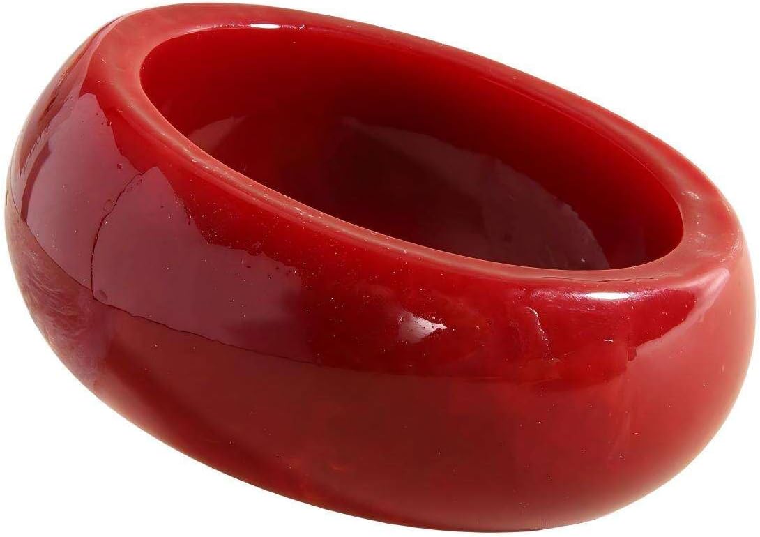 Fashion Chunky Resin Cuff Bangle Bracelet Colorful Acrylic Geometric Irregular Shaped Wide and Thick Oval Plastic Wristband for Women Gifts Holiday Jewelry