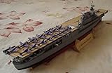 US Army WWII Enterprise Carrier CV-6 Paper Model Kit Toy Kids Gifts