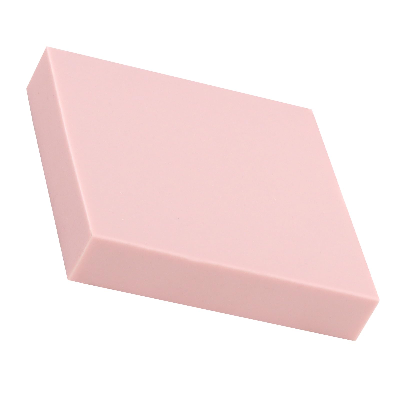 30 blocchi quadrati in gomma da 5,1 cm, kit per la creazione di timbri in linoleum rosa, per stampe, artigianato fai da te