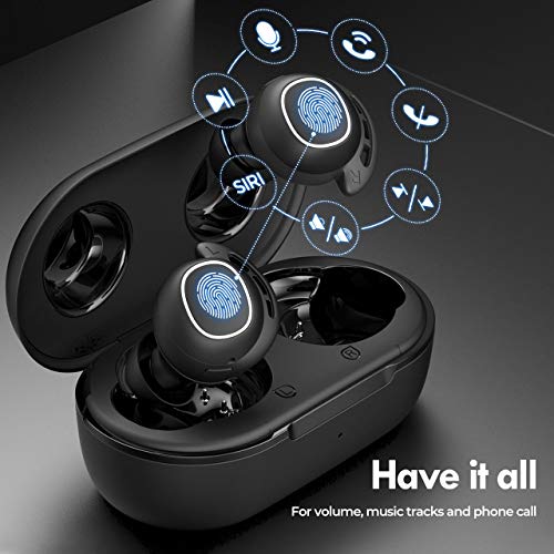 Wireless Earbuds, Mpow M30 in-Ear Bluetooth Earbuds, Immersive Bass Sound, IPX8 Waterproof Sport Earphones, Touch Control Bluetooth Headphones, 25 Hrs w/USB-C Charging Case/Mics