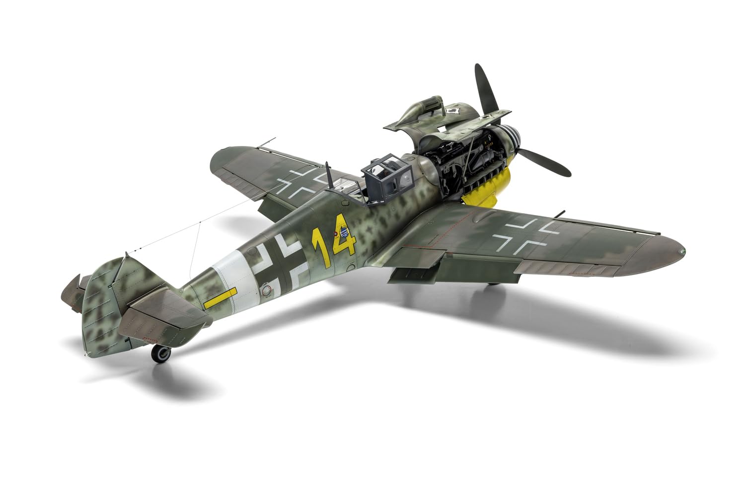 AIRFIX - A17003 Messerschmitt Bf109G-5/6 Plastikmodellbausatz für Erwachsene und Kinder ab 8 Jahren, Set enthält Spritzgussrahmen und Abziehbilder – Maßstab 1:72