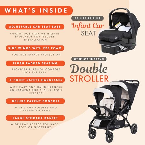 Baby Trend Sit N' Stand Double Stroller