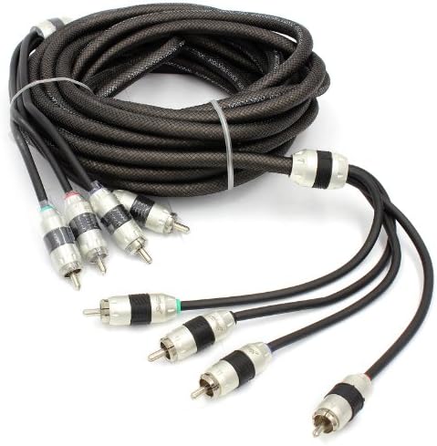 Stinger SI8420 20-Foot 4-Channel 8000-Series Audiophile Grade RCA Interconnect Cable