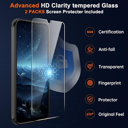 Pilaru Magnetic for Samsung Galaxy A17 / A18 5G Case with Screen Protector (Built-in Magnets) (Military Grade Drop Protection) Slim Translucent Matte Shockproof Anti-Fingerprint for A17 / A18 Black by Pilaru - Used condition - Image 4