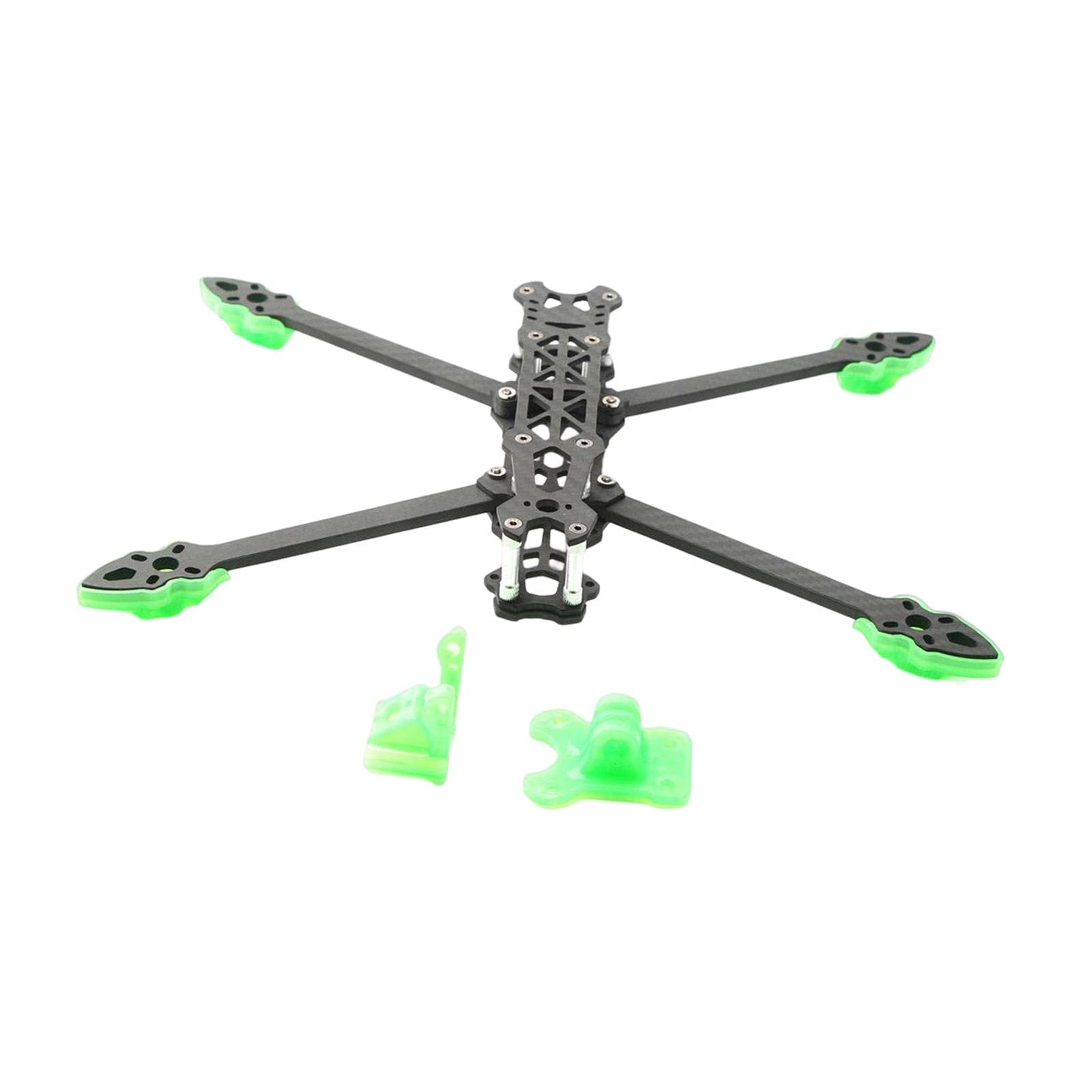 Baoblaze Armazón de Cuadricóptero de Brazo, Armazón Cuádruple, Desmontaje de Fibra de Carbono para Armazón de de Juguete Volador FPV, para Piezas de, Verde
