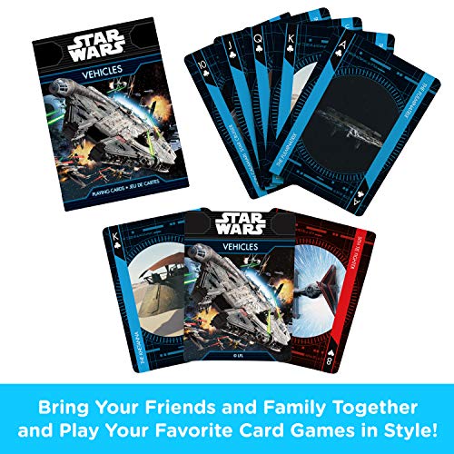 Naipes Star Wars Vehículos Póker Tamaño Oficial miniatura 2