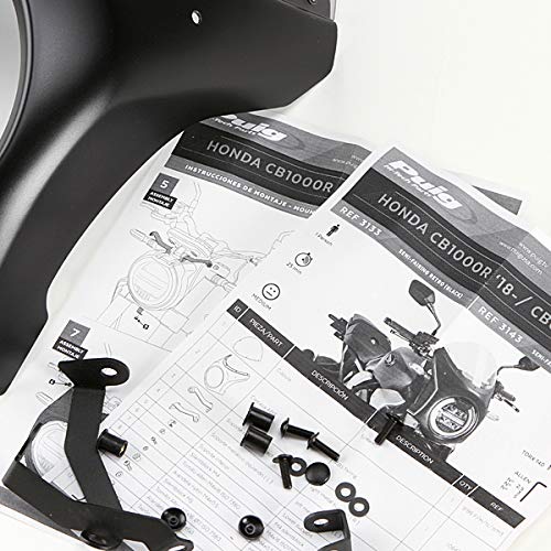 Puig プーチ ビキニカウル RETRO SEMI FAIRING スクリーン プーチ(Puig) レトロ フロントカウル フェアリング スクリーン