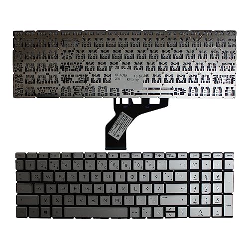 Clavier de remplacement pour HP Home 15-da0939nia argent idéal pour le télétravail