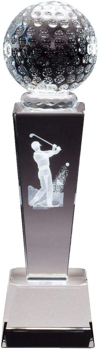 Crystal Golf Trophy with Free Engraving (Customize Now!)