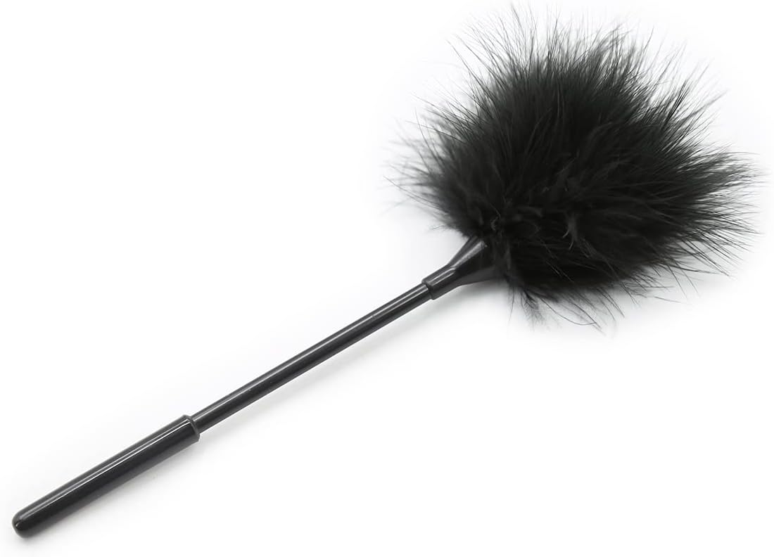 SM Adult Sexy Fluffy Feather Teasing Toys Role Play Tickling Sex Adult Toy with Lightweight Handle